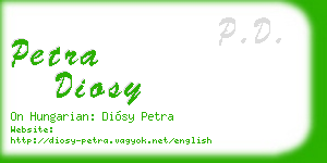 petra diosy business card
